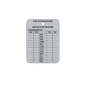 Inspection Tag